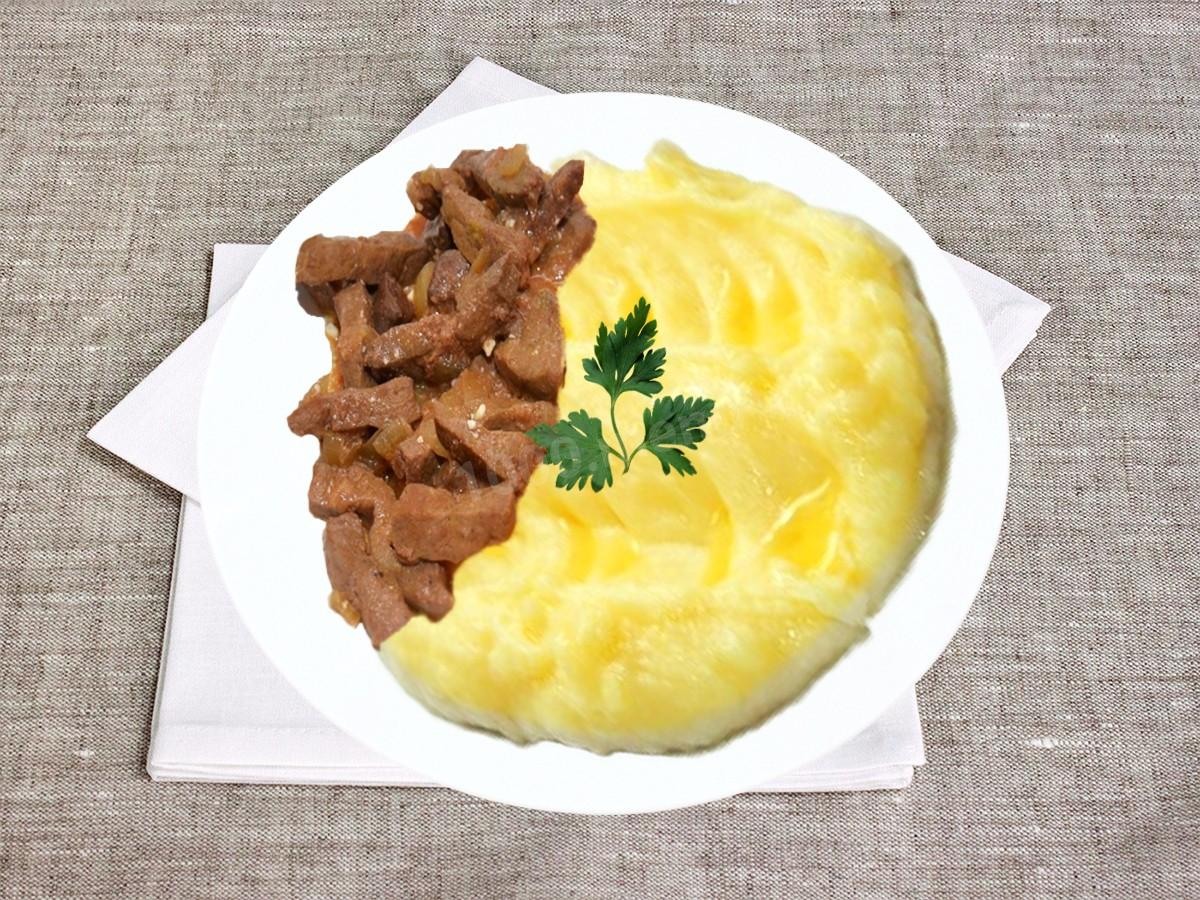 Картофельное пюре с мясом