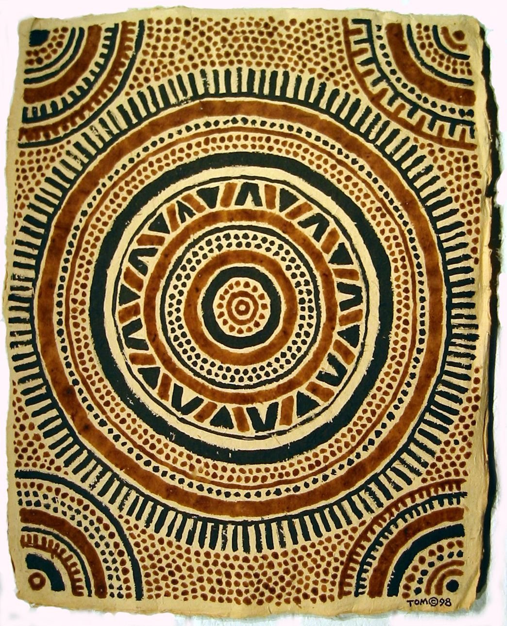 Африканский орнамент тайлинг