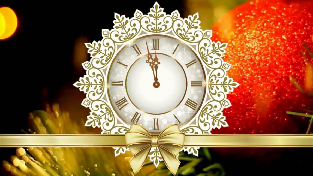 Сказочные новогодние часы