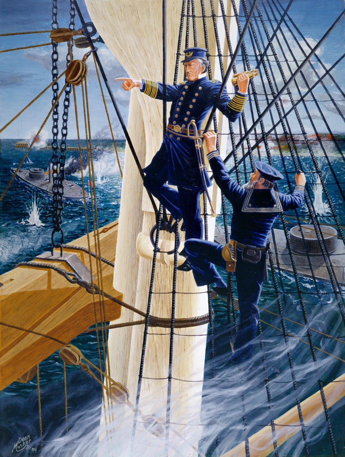 Адмирал Нельсон на палубе