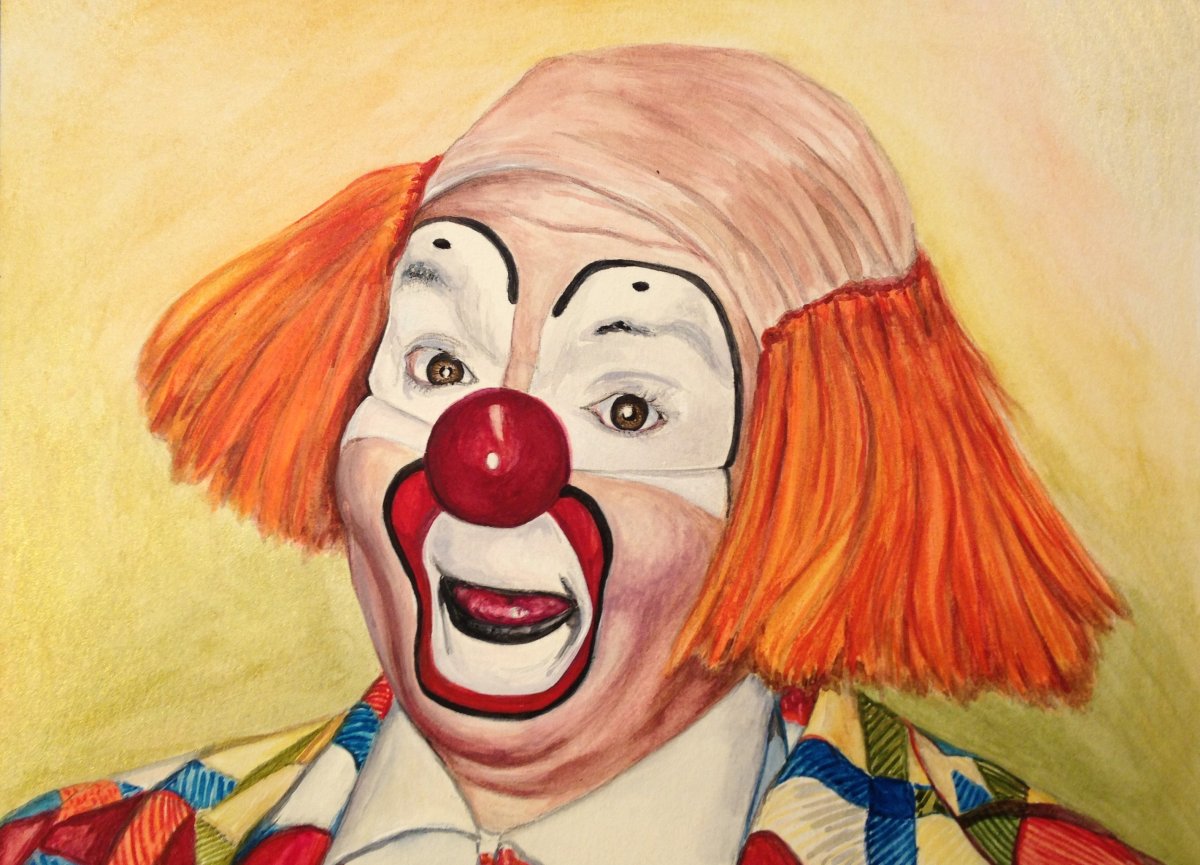Рисование клоуна