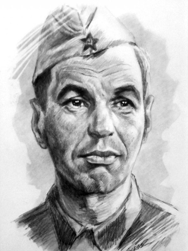 Портрет военного рисунок 5 класс