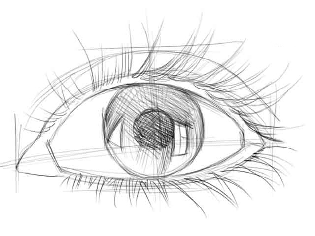 Как правильно нарисовать стрелки на глазах