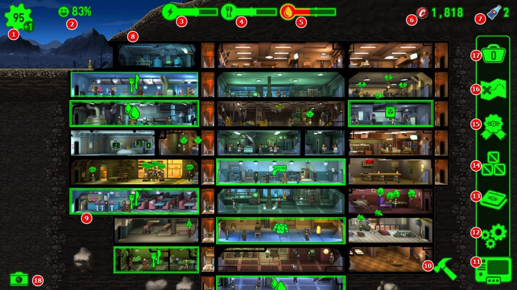 Как удалить комнату в fallout shelter