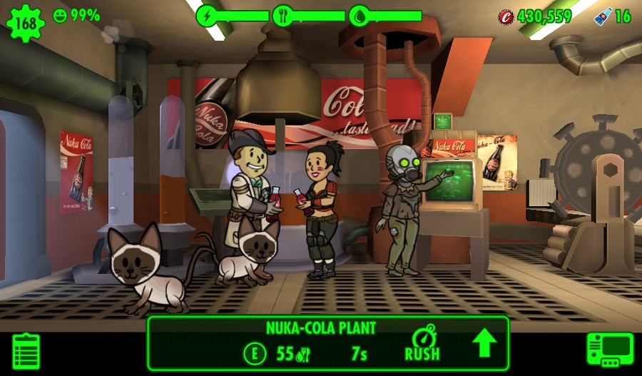 Почему не строится оружейная мастерская в fallout shelter