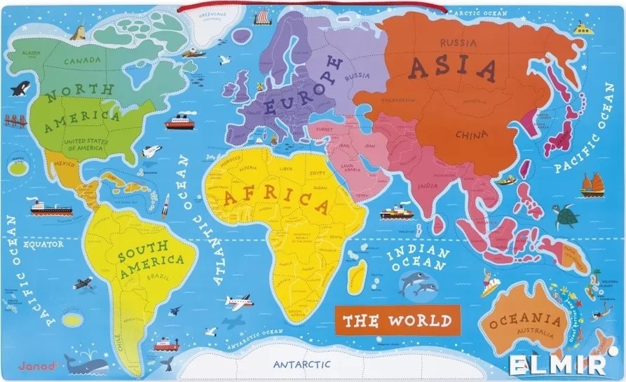 Физическая карта мира картинки