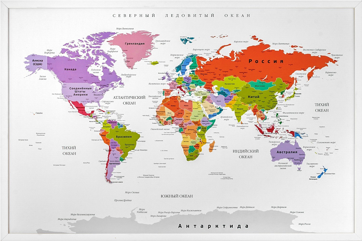 Карта евразия страны для детей