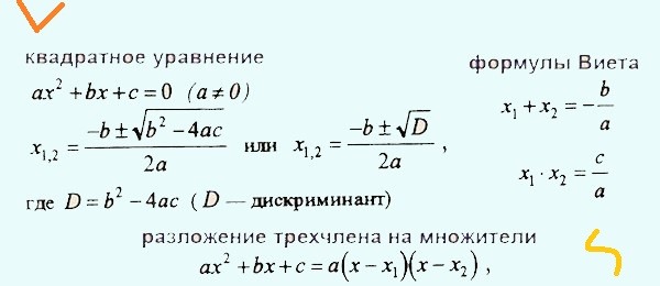 Решение алгебры по фотографии