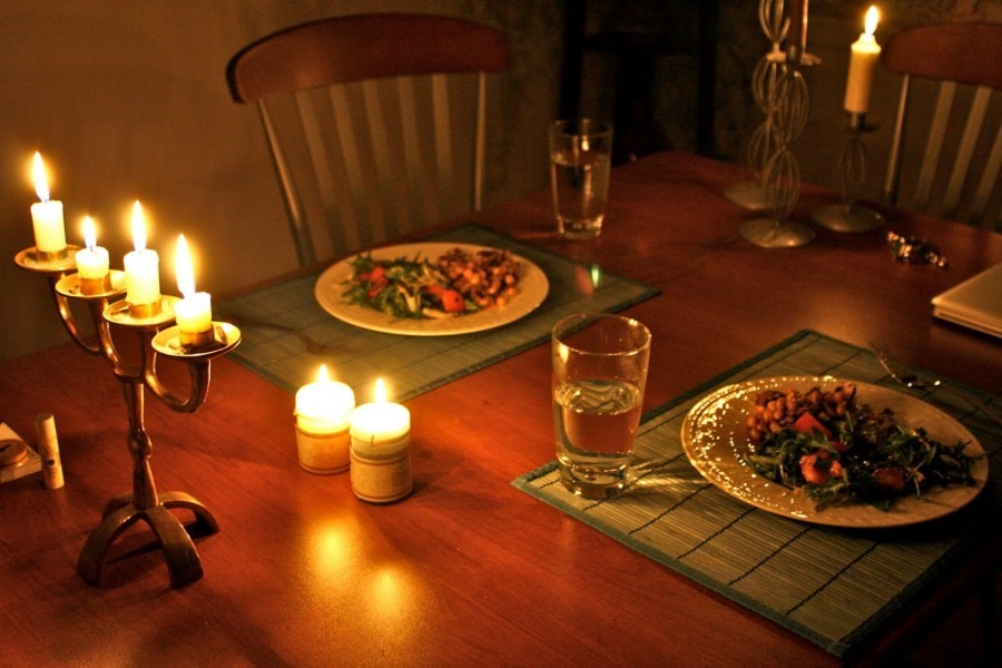 Картинки ужин на столе