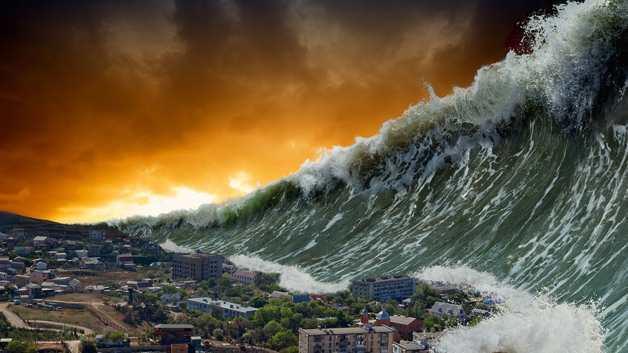 Самое большое цунами в мире фото