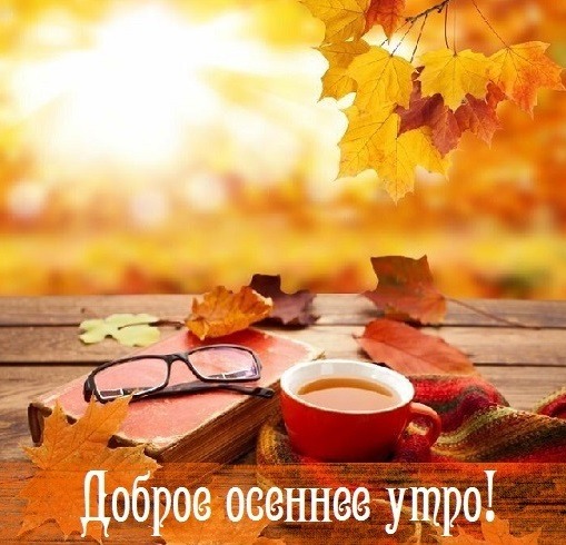 Золотая Осень Доброе Утро Фото