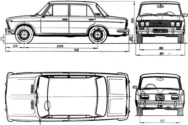 Жигули схема машины
