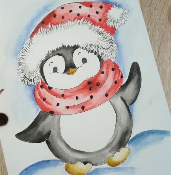 Рисунки с пингвинами