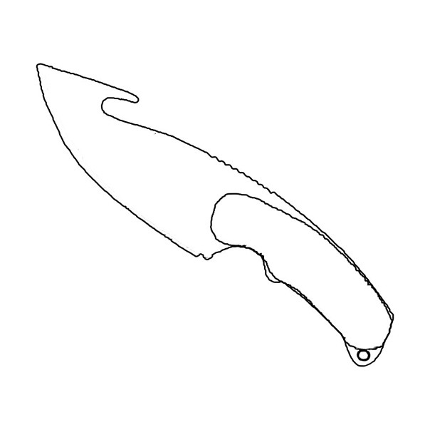 Как нарисовать flip knife