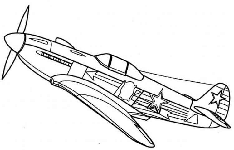 Рисунки самолетов для срисовки