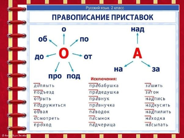 Картинки правила по русскому языку