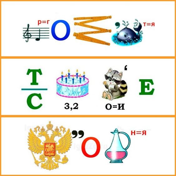 Ребус слово картинка слово