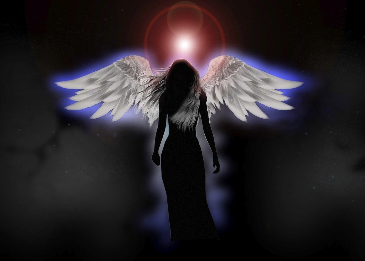 Ангел с крыльями картинки