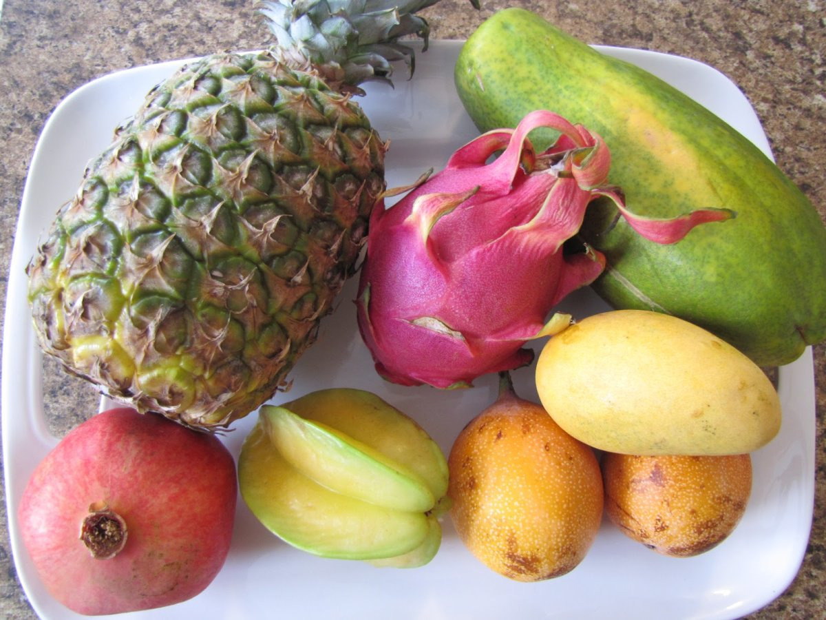 фото экзотических фруктов и их названия