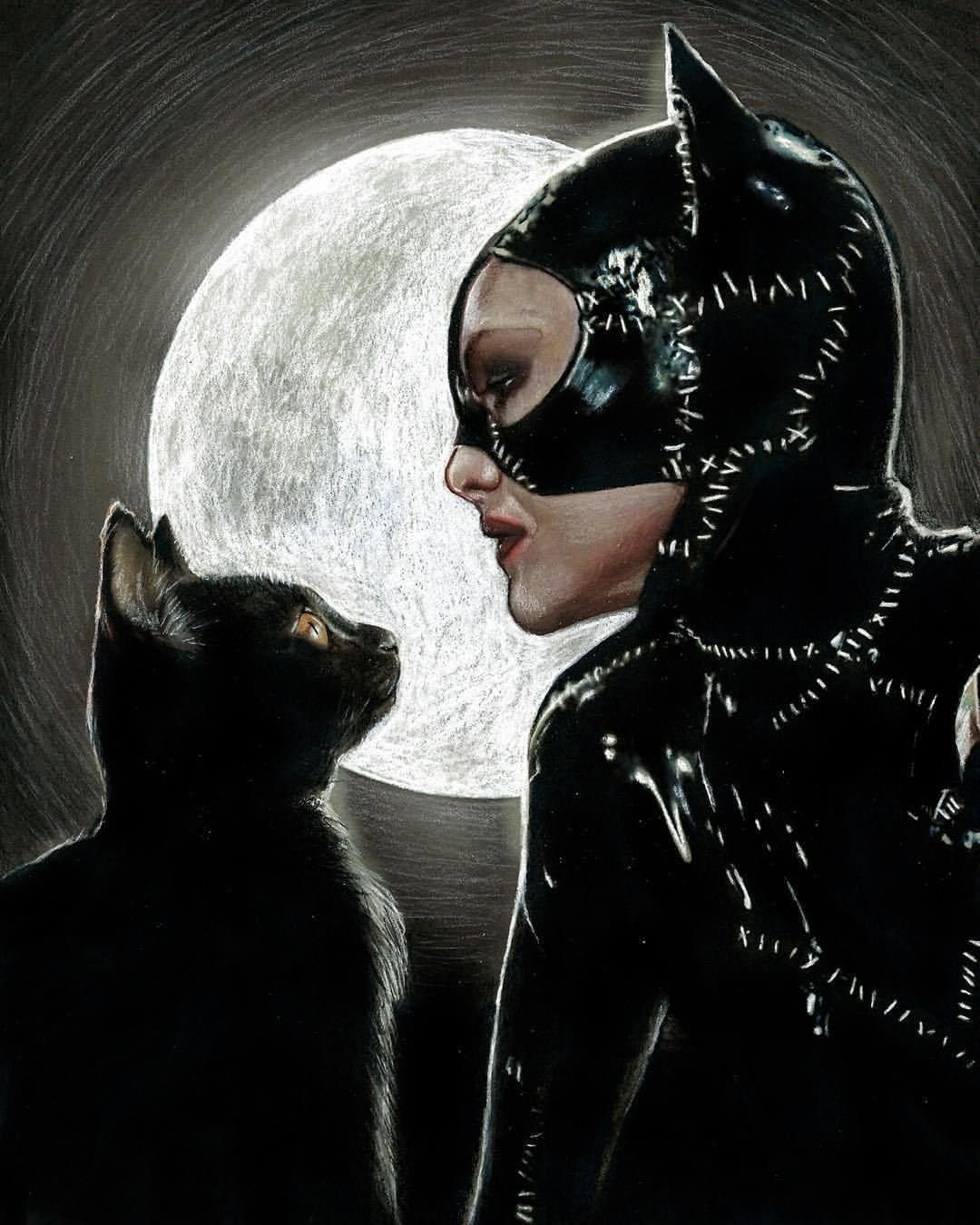 Catwoman Burton арт