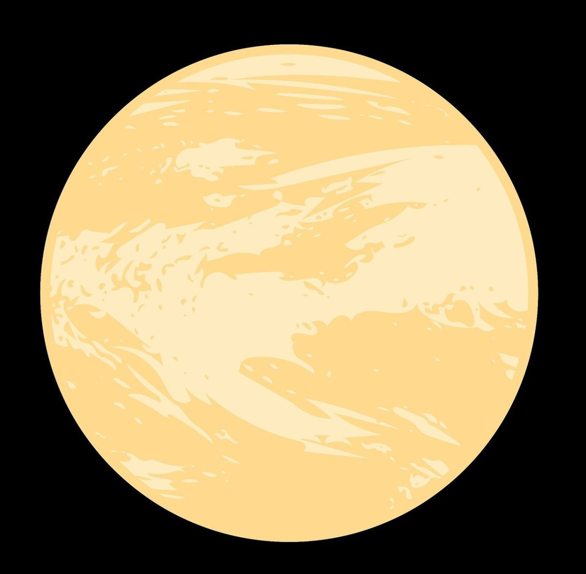 Венера Планета наклонена