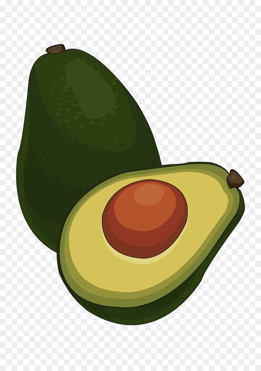 фотография нарисованного авокадо