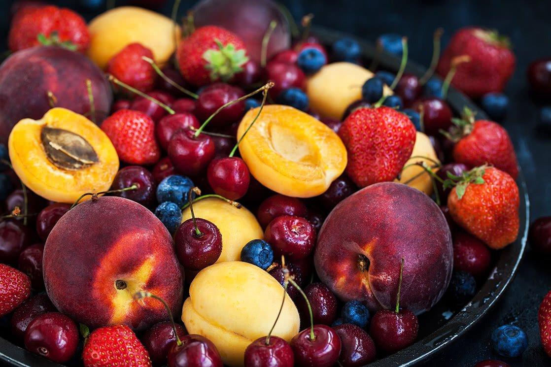 Frutas sin fructosa ni sorbitol