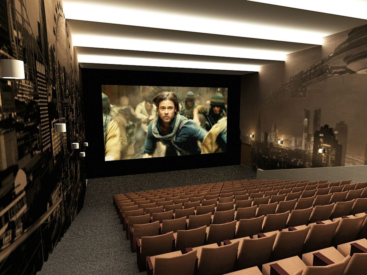 Фото кинотеатра внутри со зрителями