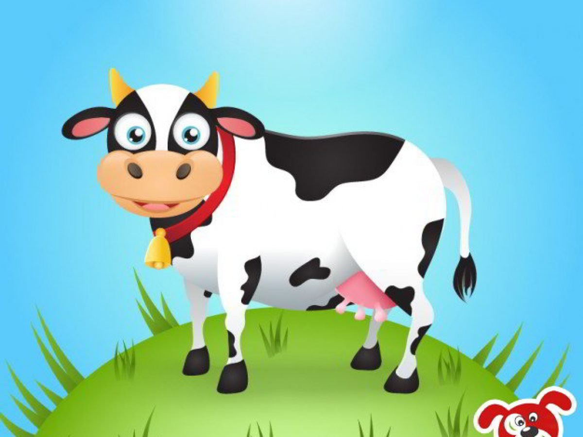 Корова мультфильм для малышей