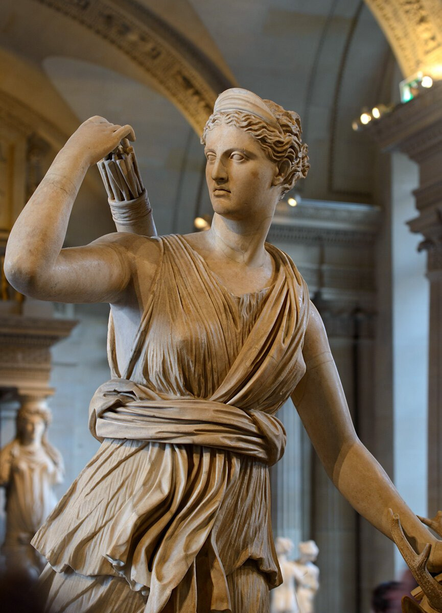 Артемида скульптура древней Греции