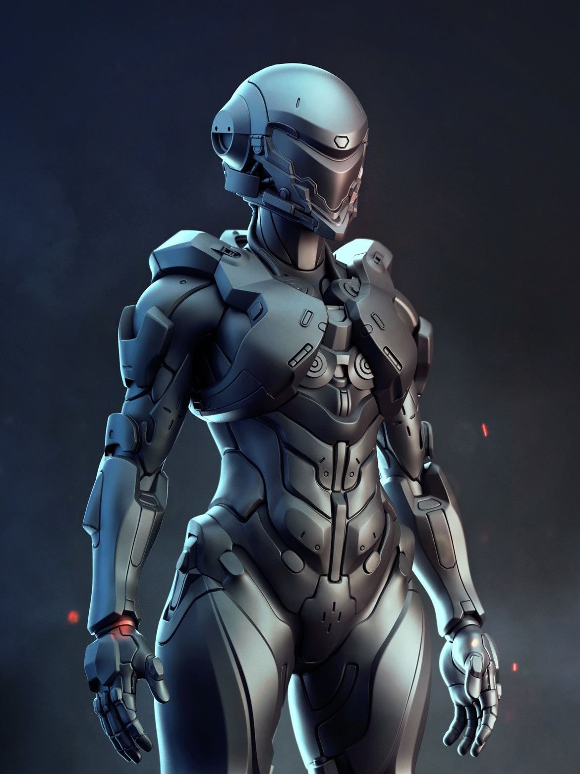 Sci Fi Art Cyborg костюмы