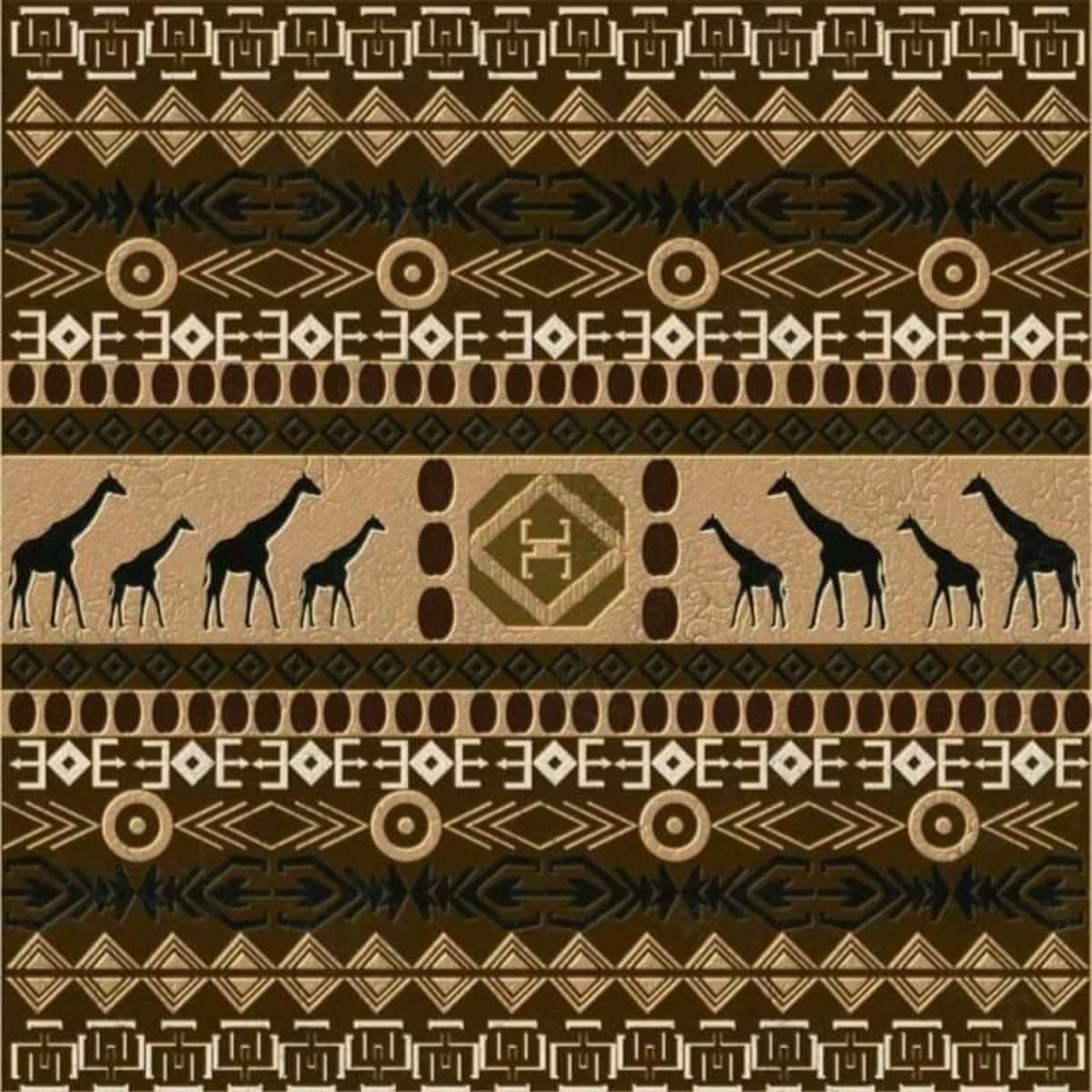 Африканский зооморфный орнамент