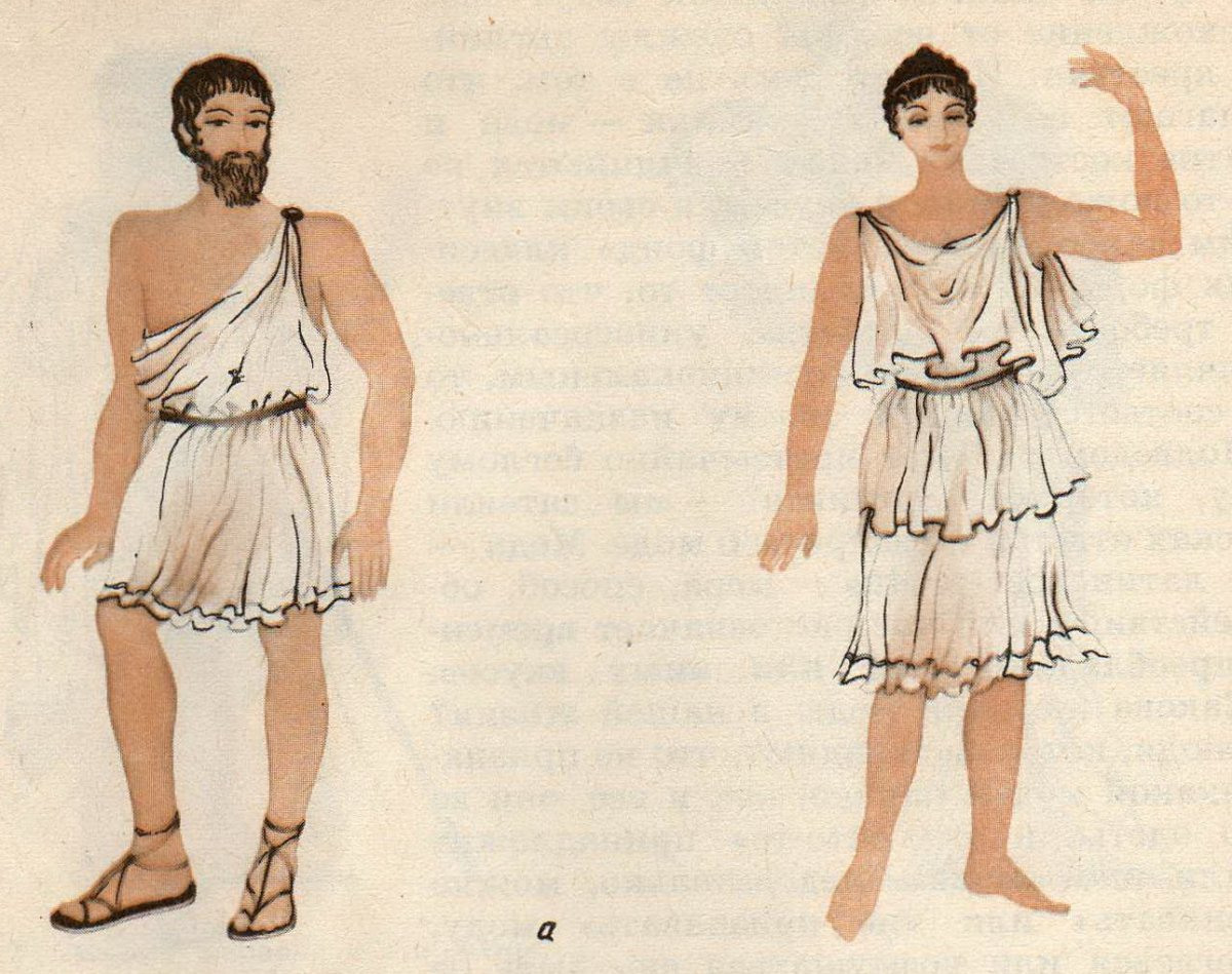 Какая одежда была у греков