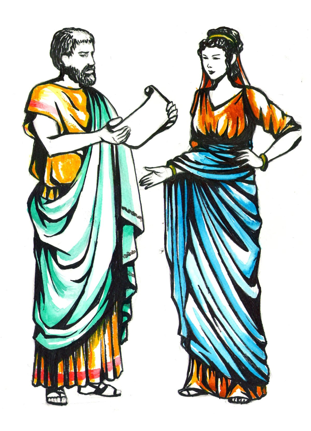 Женская одежда римлян в древнем Риме