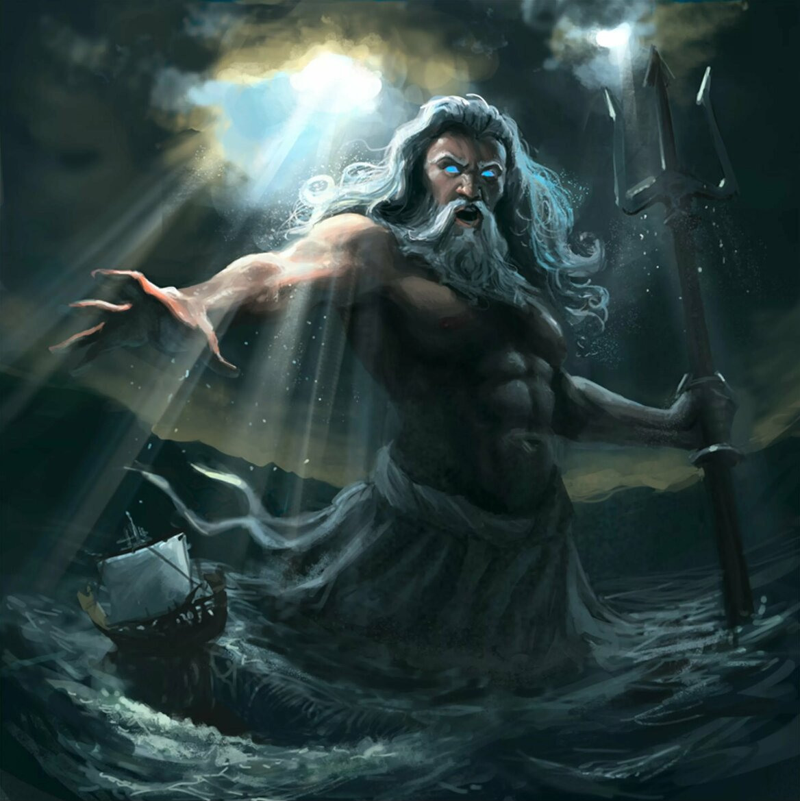 Нептун Бог Посейдон