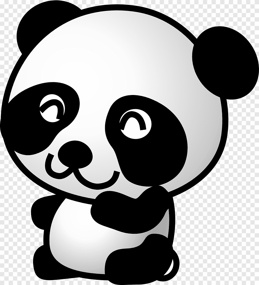 Панда рисунок для срисовки