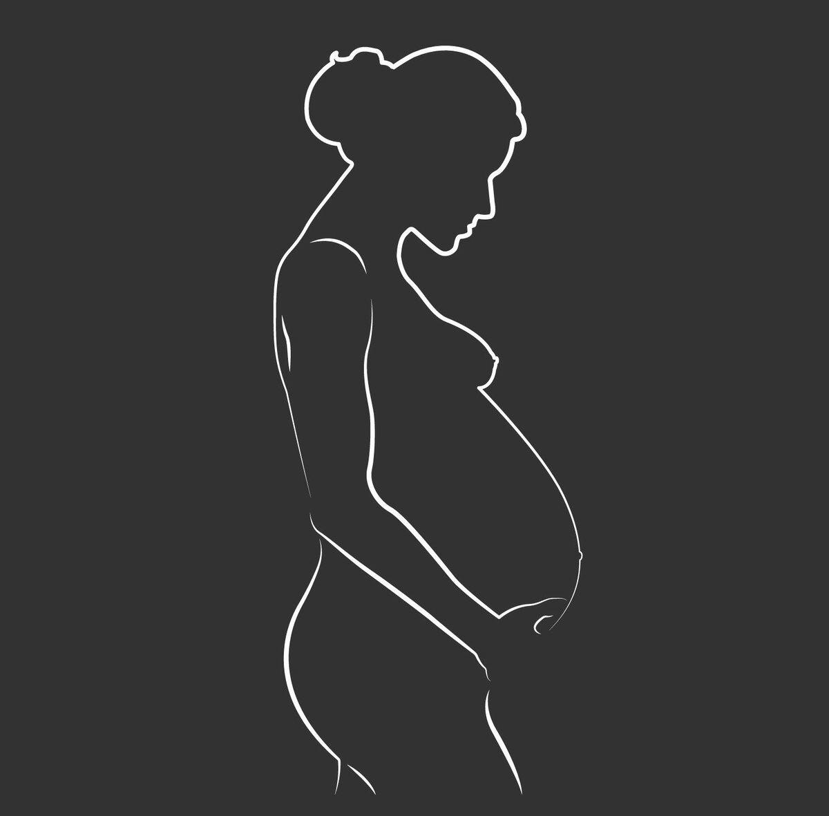 Контур беременной женщины