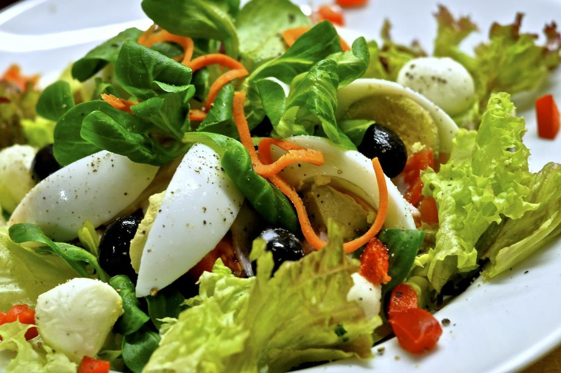Фото летнего салата из овощей