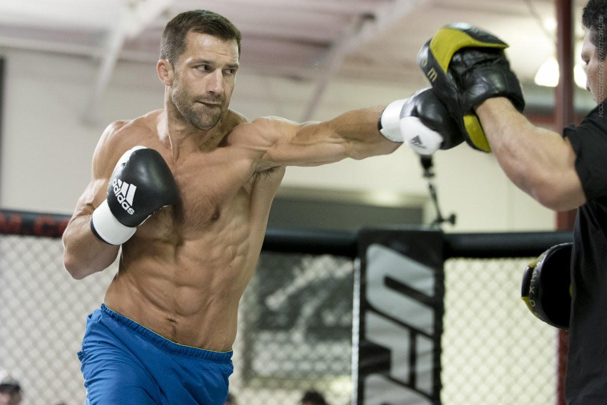 Luke Rockhold at the Gym