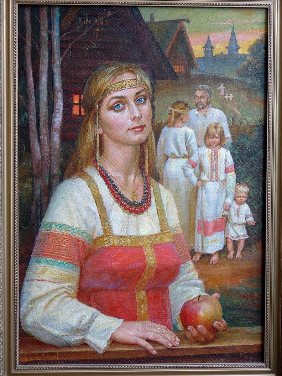 Русский народ образ семьи