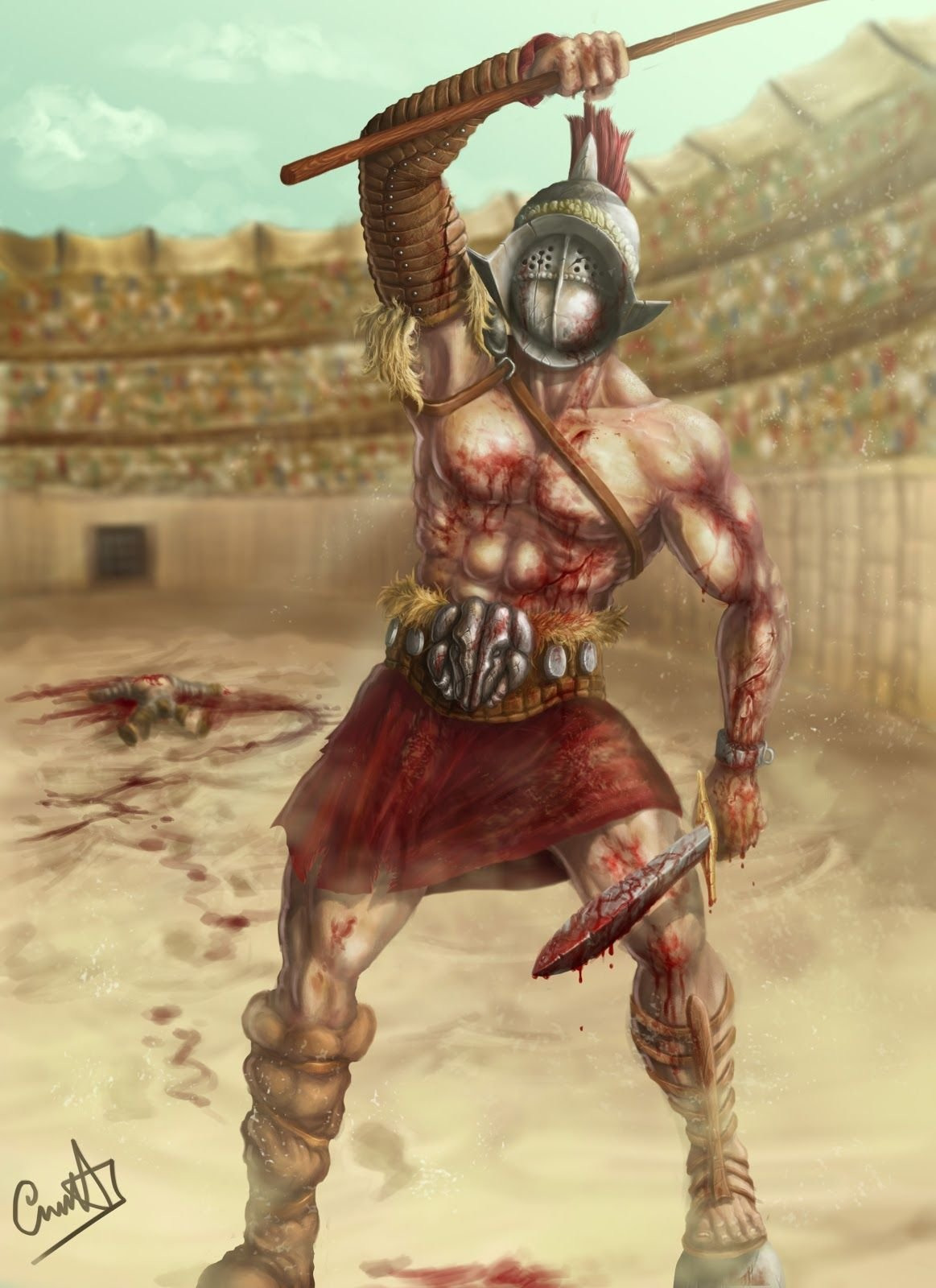 Рабы Гладиаторы древнего Рима