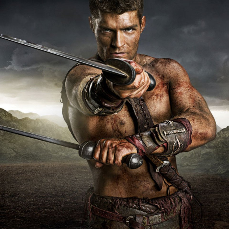 Гладиатор человек. Spartacus Liam MCINTYRE.