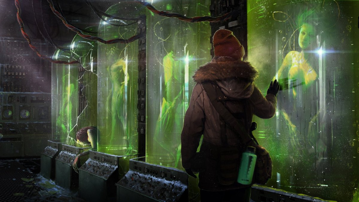Sci-Fi Cyberpunk лаборатория