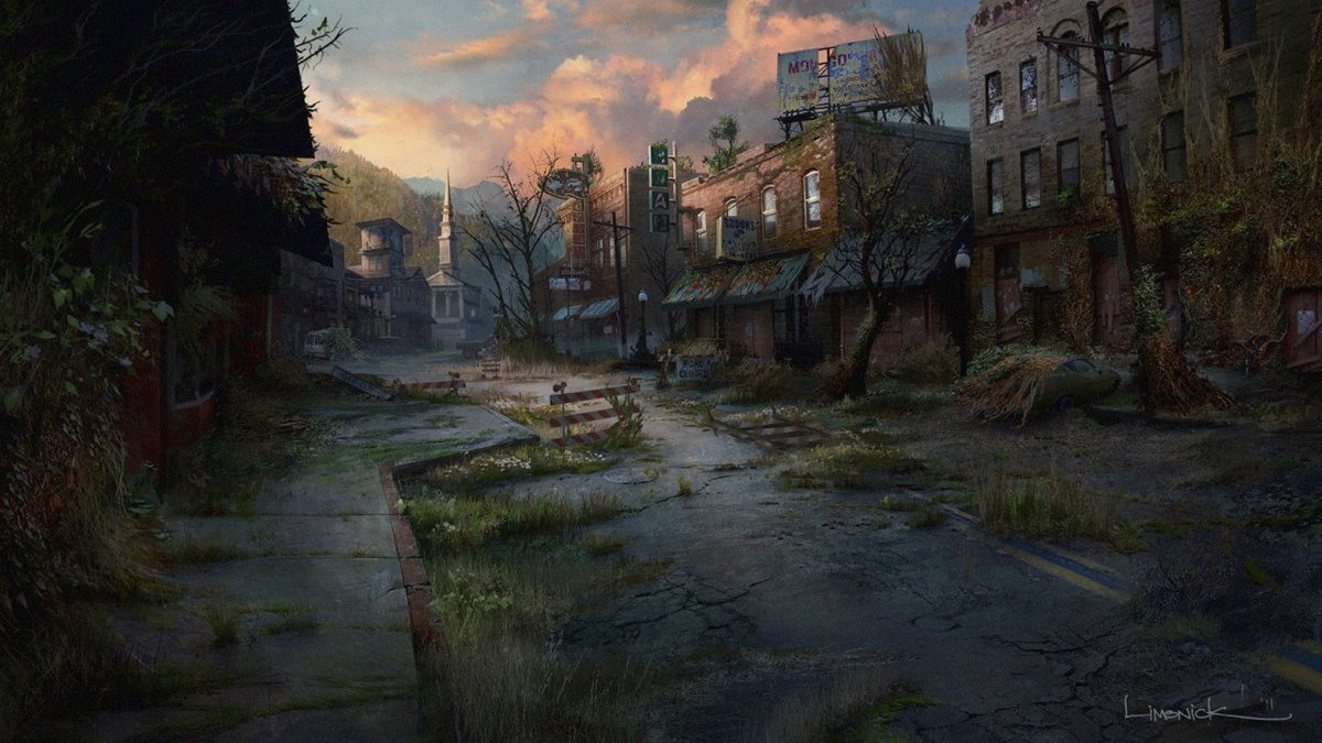 The last of us город заброшенный