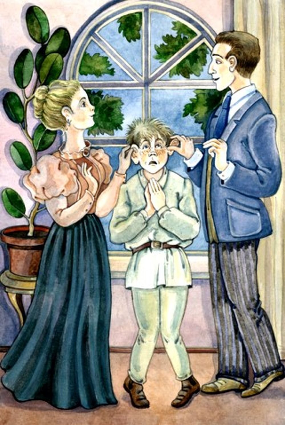 Иллюстрация к рассказу Чехова злой мальчик
