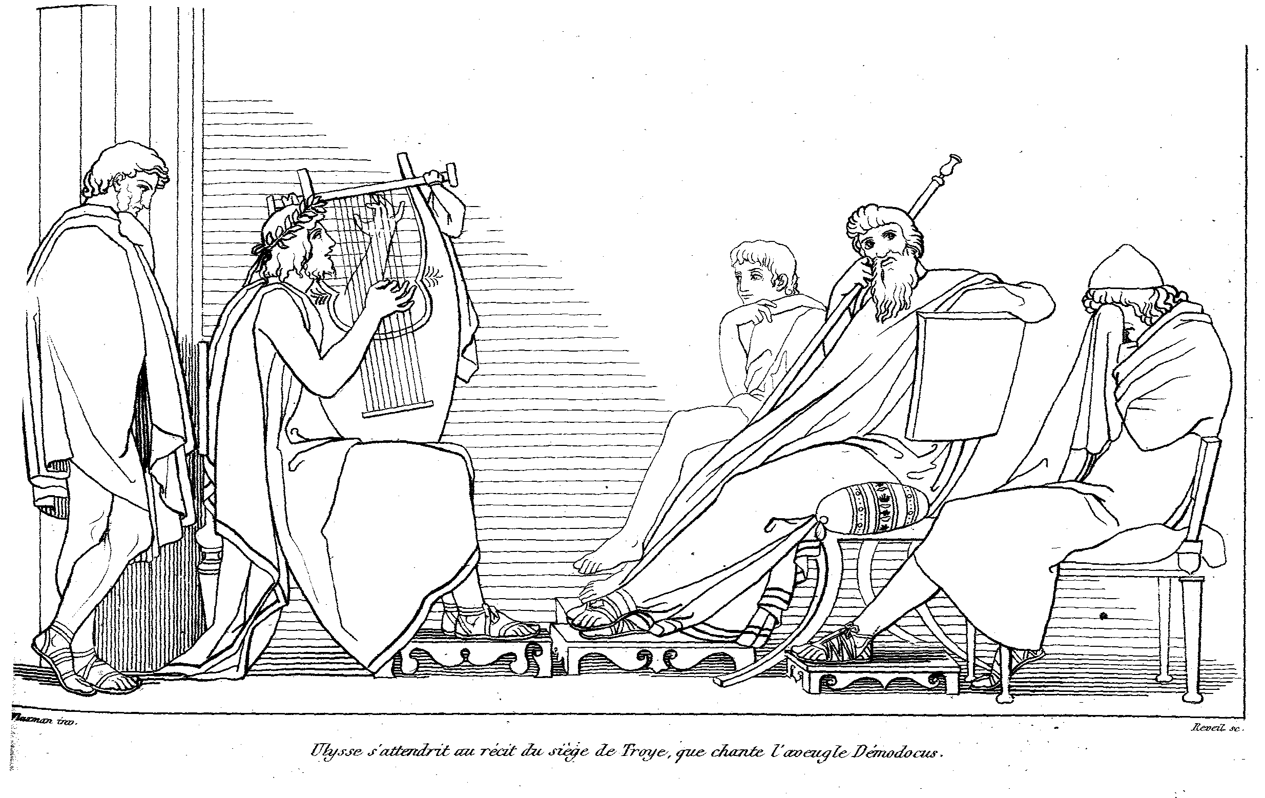 Рисунок к поэме одиссея