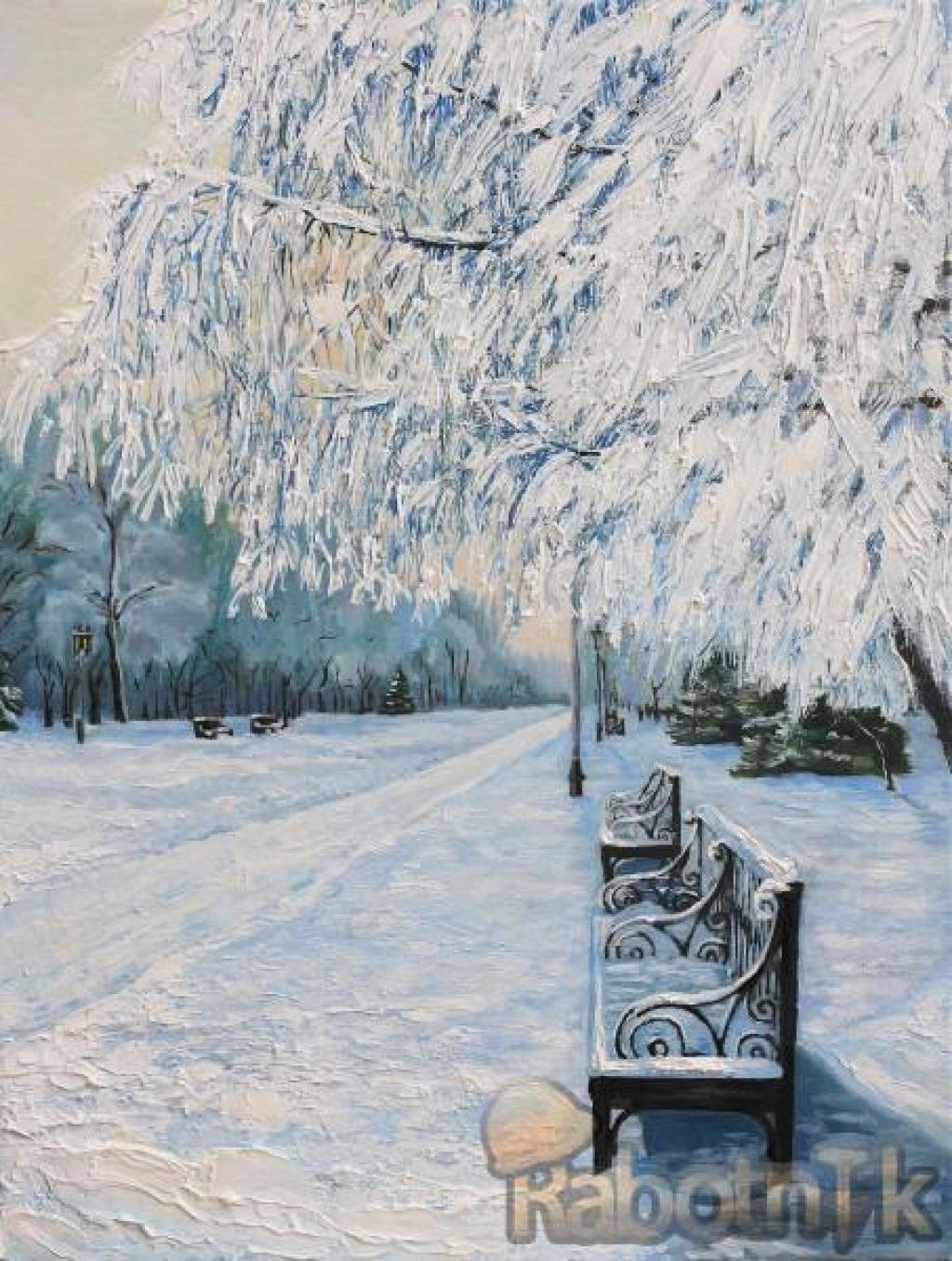 Пушкин зима картина