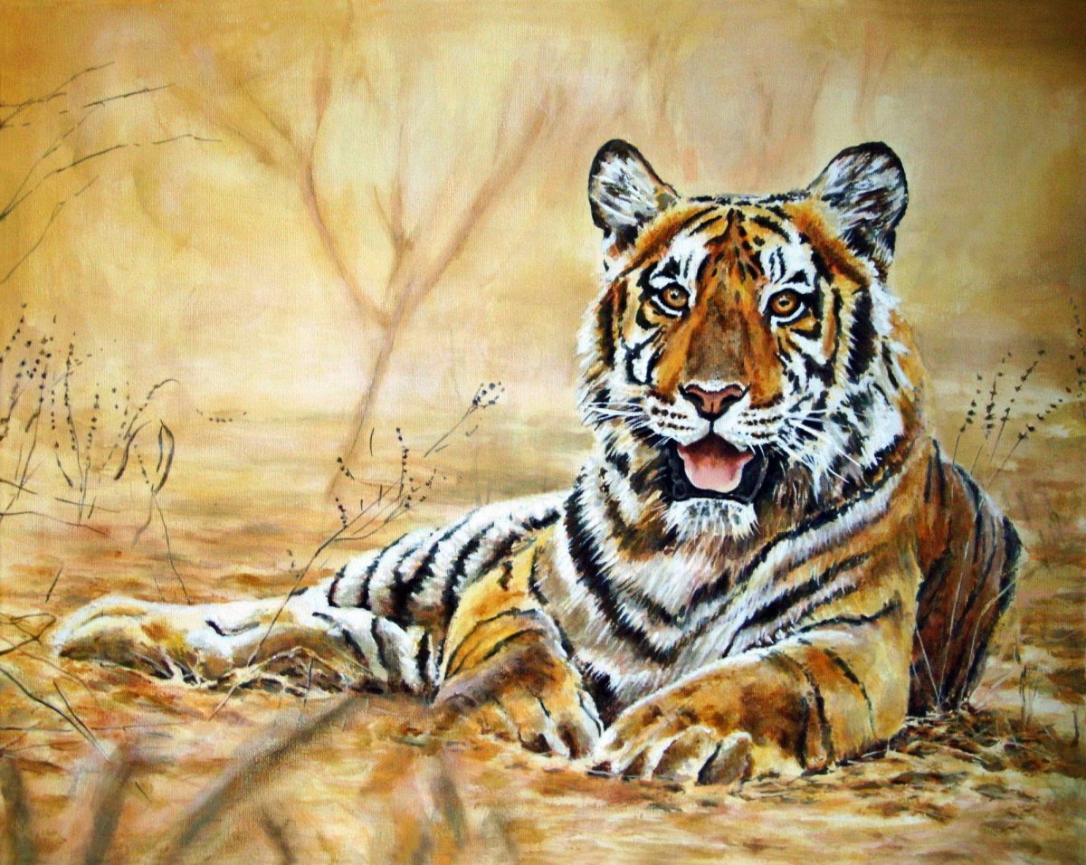 Тигровый рисунок