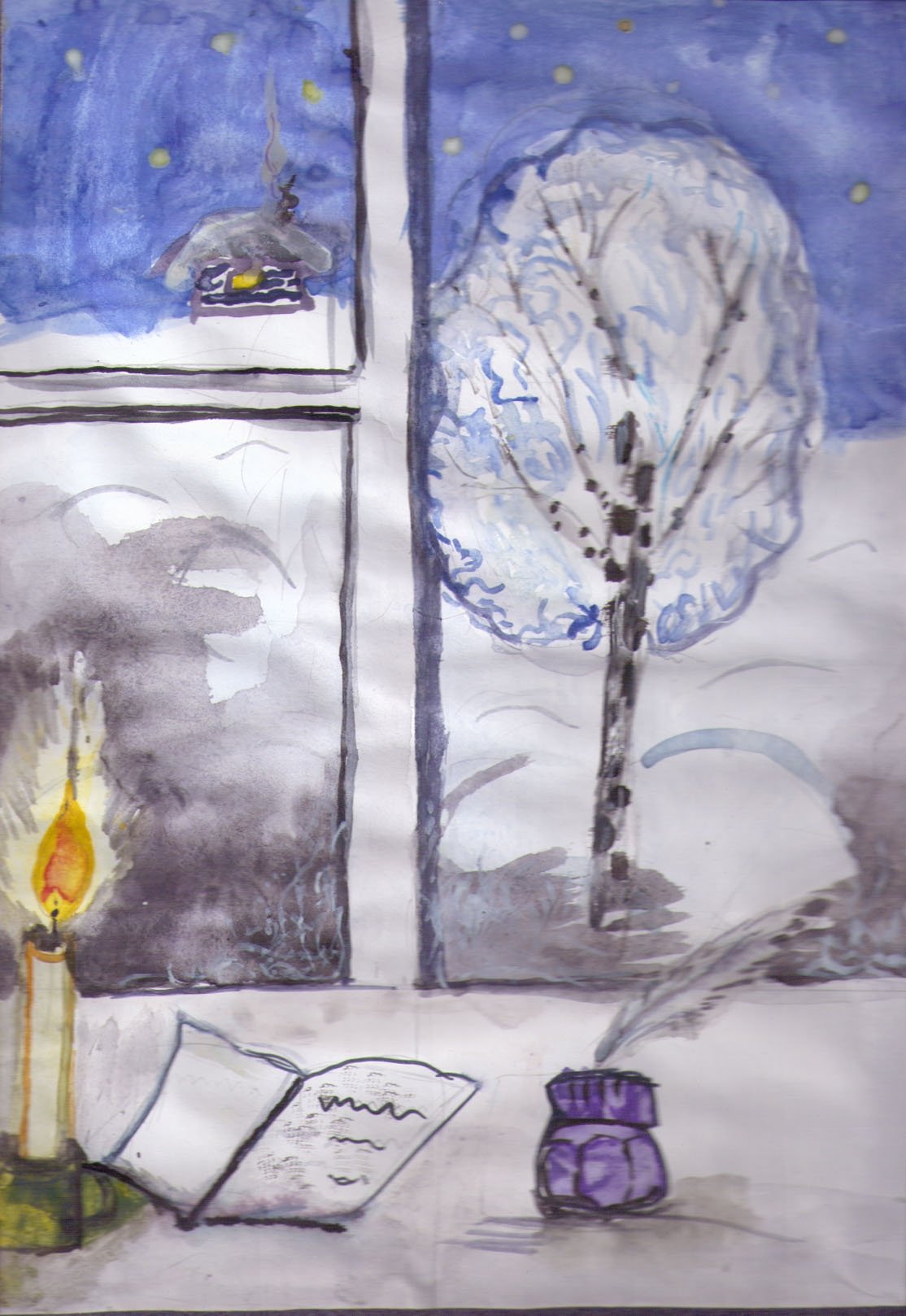 Детские иллюстрации к стихотворению Есенина белая береза