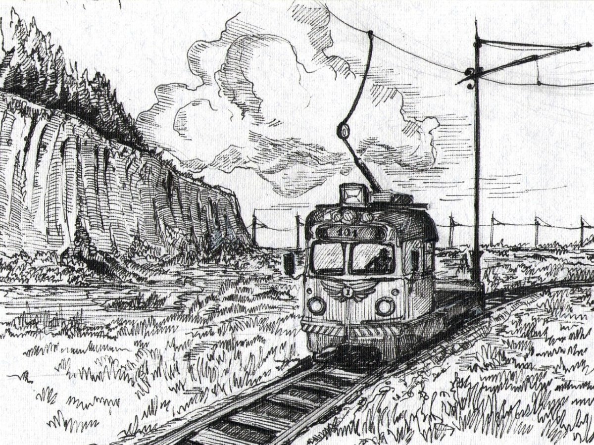 Рисунки связанные с железной дорогой